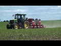 JOHN DEERE 6135B  и GASPARDO обработка междурядьев кукурузы с одновременным внесением удобрений.