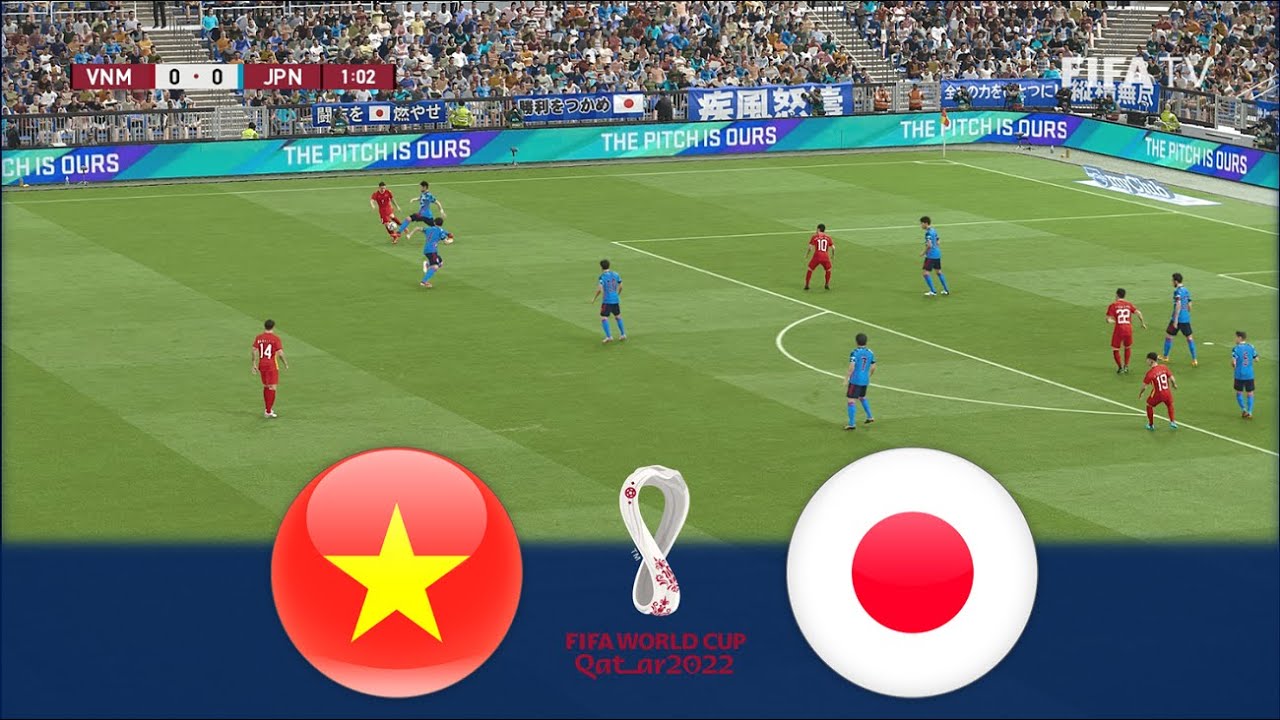 Highlights Vietnam V Japan 22 Fifa World Cup Qualifiers Realistic Gameplay Youtube