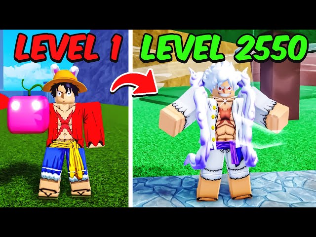 Noob To MAX LEVEL As GEAR 5 LUFFY in Blox Fruits [FULL MOVIE] class=