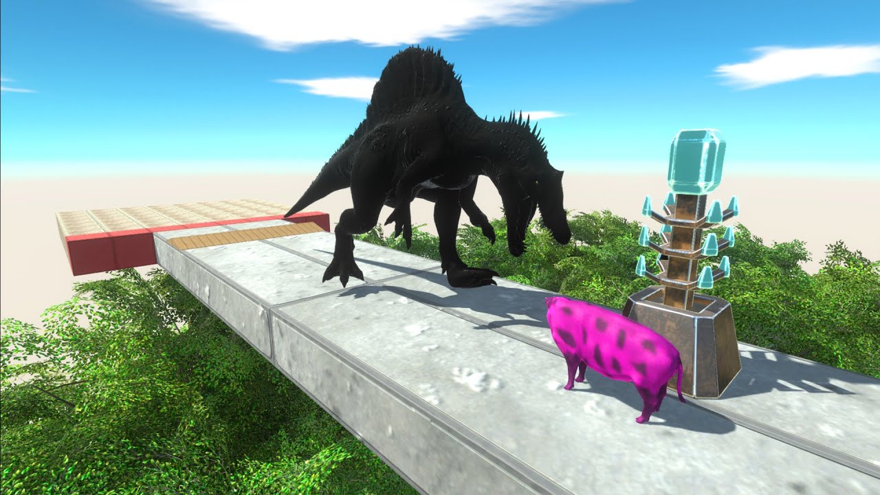 Lightning Gun Trap who can pass?? | Animal revolt battle simulator