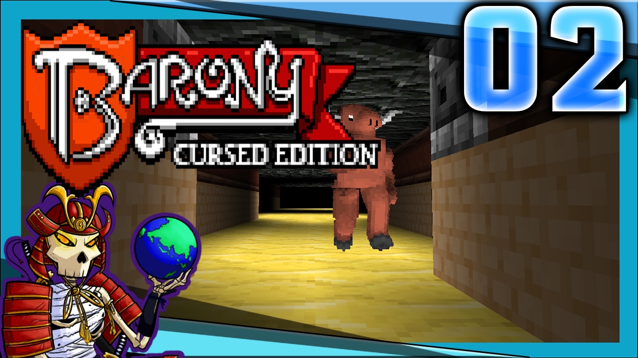 Barony Fighting the Minotaur Let's Play Barony Gameplay YouTube