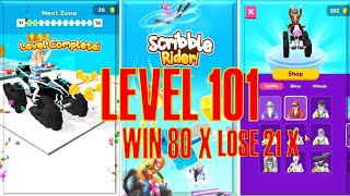 GAME BALAPAN SCRIBBLE RIDER LEVEL 101 WINNER 80X LOSE 21X MENANG 80X KALAH 21X NEXT ZONE 11-12 screenshot 2