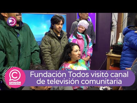 Personas con discapacidad conocieron canal de televisión comunitaria