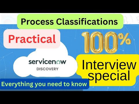 ServiceNow Discovery 21: ServiceNow Process Classifications for Classifying Applications