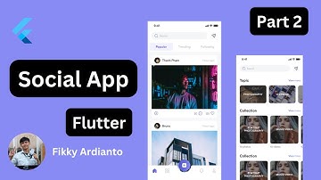 Social App Part 2 - Flutter UI Tutorial