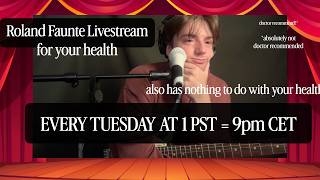 Weekly Livestream TUESDAY August 18th - every Tuesday 9pm CET 1pm PACIFIC