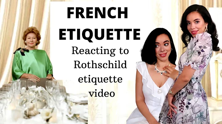 Reacting to French Etiquette video: Elegant at a d...