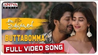 #AlaVaikunthapurramuloo - ButtaBomma Full Video Song (4K) | Allu Arjun | Thaman S | Armaan Malik Resimi