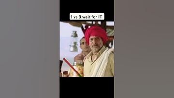 Wait for IT 😂 🤣 🤣 1 vs 3 Call of duty mobile #video #shorts