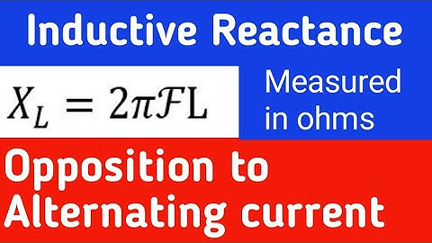 What is Inductive Reactance #inductors