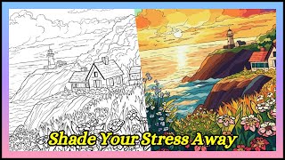 Details Coloring a Peaceful Scenery 🌄🎨 | Relax and Unwind with Nature Update