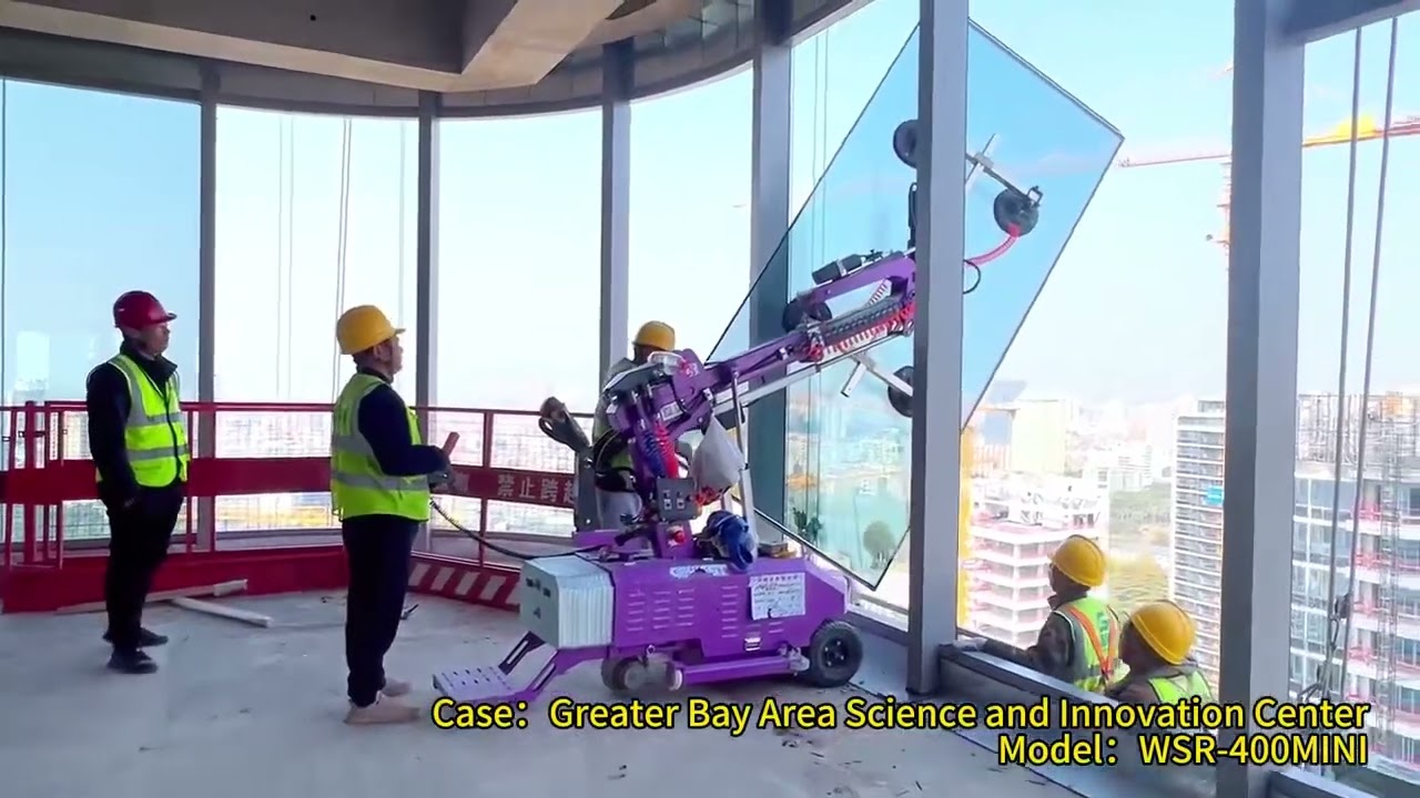 Operation video of Vacuum Glass Lifter robot 5