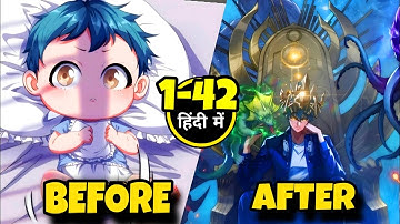 Reborn as a Baby, He Unlocks the Infinite Evolution System From Scratch Explained Hindi [1-41]