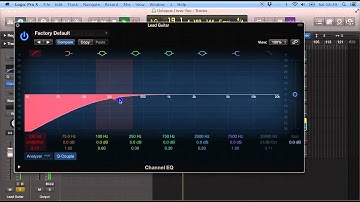 Logic Pro X Tutorial 13 - Applying Channel EQ