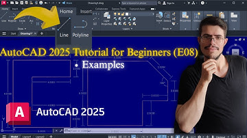 AutoCAD 2025 Tutorial for Beginners (E08) | Examples on how to draw a Line