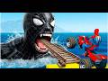 الرجل العنكبوت انقاذ باتمان Spider Man Rescue batman vs iron man vs venom funny Game GTA 5 superhero