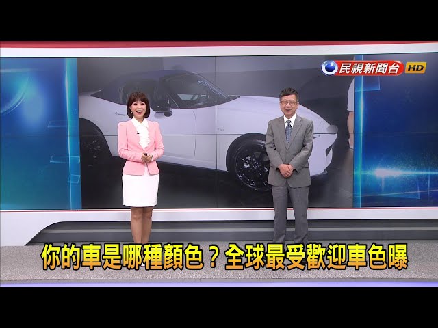 2023/12/15【早安嘉芬】你的車是哪種顏色？全球最受歡迎車色曝－民視新聞