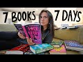 I read 7 thriller books in 7 days...