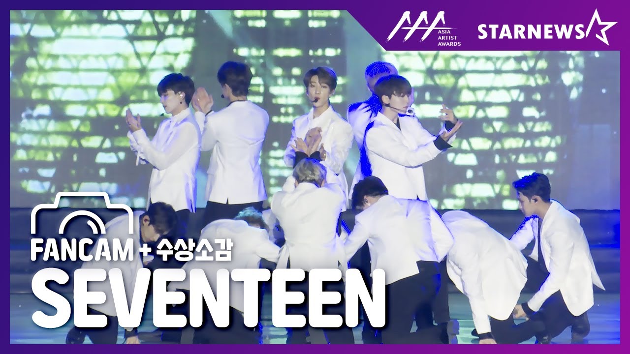 ★세븐틴(SEVENTEEN) FANCAM [독:Fear+happy ending] & 수상소감 2019 AAA★
