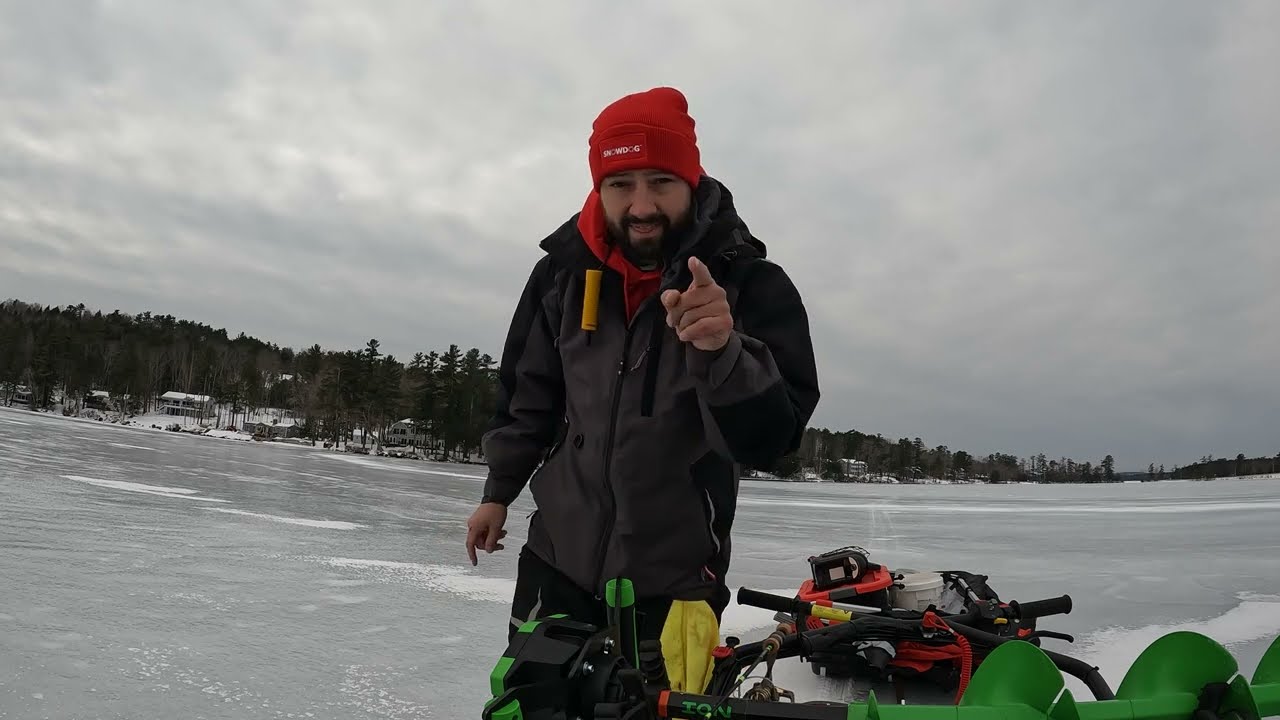White Perch and Lake Trout Ice Camping Lake Winnipesaukee Part 1