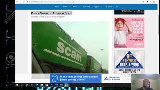 Police Warn Of Amazon.  Police Warn of Amazon Scam.  Phishing & Vhishing Attack are common on Amazon