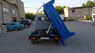 видео: Газель самосвал с боковой разгрузкой, 3 стороны картинка: Газель самосвал с боковой разгрузкой, 3 стороны