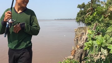 Cuối năm làm chuyến về Tiền giang câu cá ngát