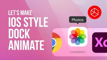 iOS Dock Style Animation in Adobe XD