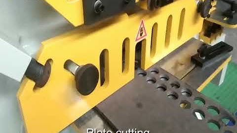 Hydraulic combined punching and shearing machine iron worker