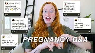 the future of my business, baby names, marriage?!, prepping for birth and more // pregnancy Q&A