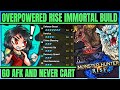 Rise Broken Immortal Build - Impossible to Cart - BEST BUILD IN GAME - Monster Hunter Rise!