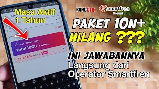 Paket 10n  Smartfren Hilang ? | Paket On Terus 1 Tahun | Ini Jawabannya !