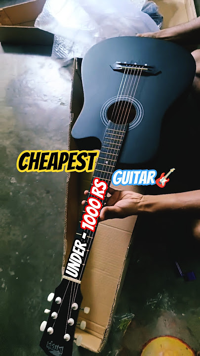 Childhood dream 😁|| Cheapest guitar 🎸 .....