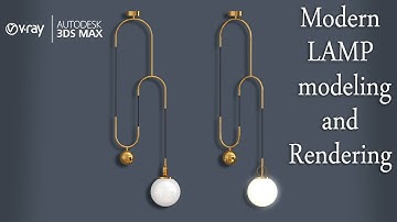 3ds max ceiling lamp modeling tutorial