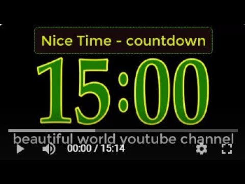 15 min timer countdown youtube 15 min countdown