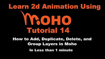 14  How to Add, Duplicate, Delete, and Group Layers in Moho #mohoanimation #mohopro #mohotutorials