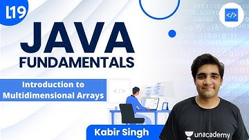 L19 | Introduction to Multidimensional Arrays | Java Fundamentals For Beginners by Kabir Singh