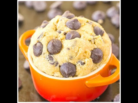 healthy-edible-eggless-cookie-dough-for-one-(paleo,-vegan,-gluten-free)