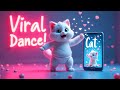 the Viral Cat 🐱💃 | Funny Cat Dance Story for Kids | 3D Pixar Style | Tiny Tales