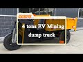 Shenwei 4 tons EV mining dump truck