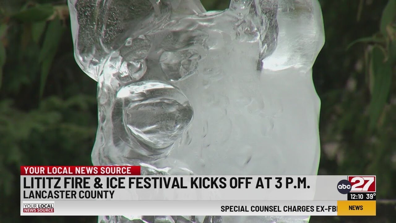 Lititz Fire & Ice Festival kicks off at 3 p.m.