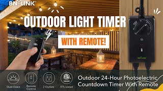 Outdoor Light Timer With Remote Switch Review