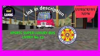 A.P.S.R.T.C old super luxury bus mod and livery review/bussid / By SRK BUSSID HUB TELUGU