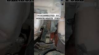 Check Engine light on = O2 sensor is bad, replace itTruth: