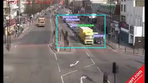 Traffic count object detection yolov7 and deepsort