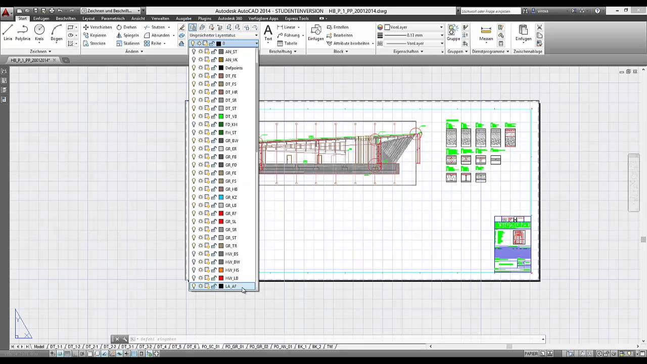 Autocad Basics Layout Einrichten Youtube