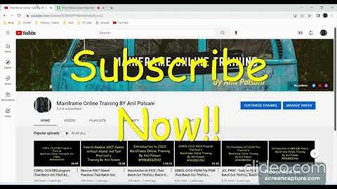 Mainframe COBOL For Beginners  | COBOL 11 V8 CBLPGM06 |New Batch every Month-End 2025 | Anil Polsani