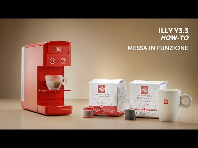 Come mettere in funzione la tua macchina da caffè illy Iperespresso Y3.3 class=