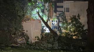 Man killed when tree falls on home during storms in central NC