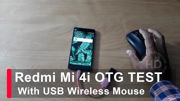 Redmi Mi 4i OTG Test with USB Mouse Support All Xiaomi - Note - Pro - Mi - Mix - Max - Lite - Series